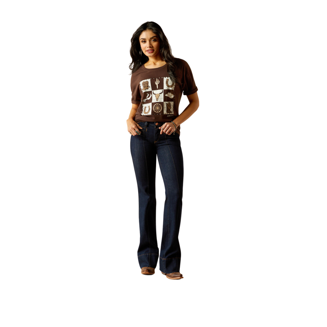 Ariat Women's Checkerboard Mole Shirt