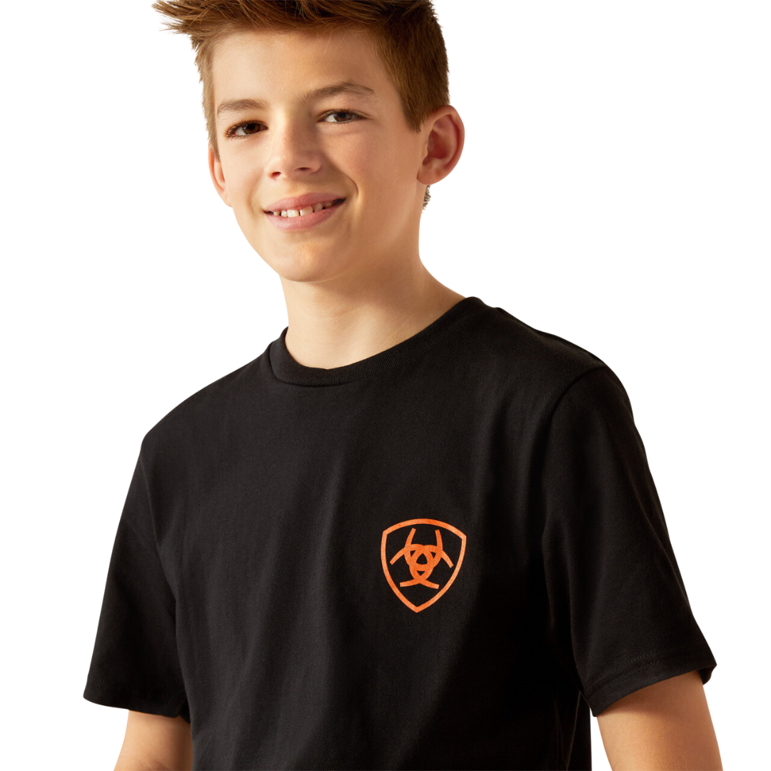 Ariat Youth Boy's Outdoor Game Black Shirt