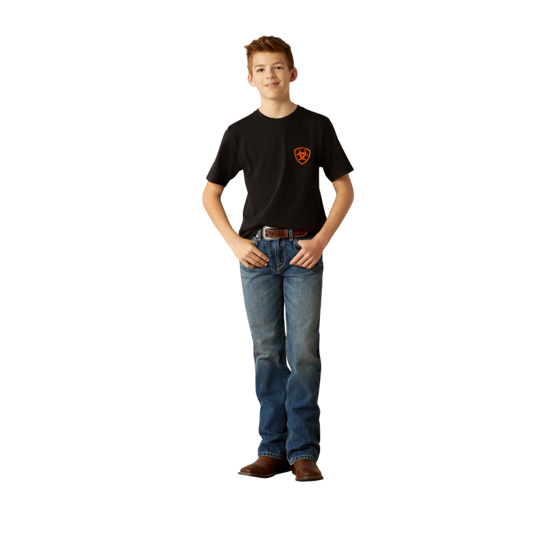 Ariat Youth Boy's Outdoor Game Black Shirt
