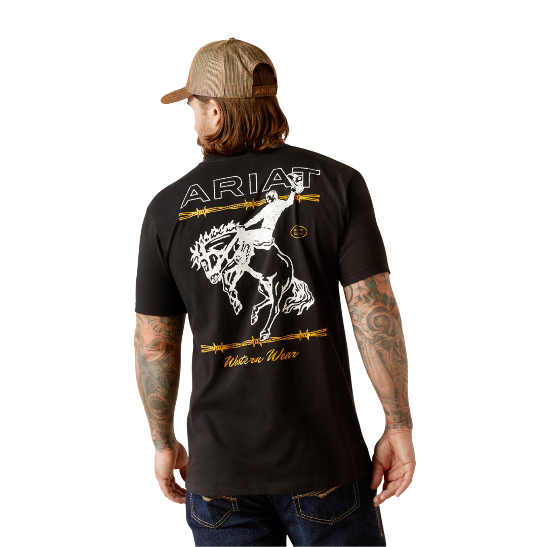 Ariat Men's Western Wear Black Shirt