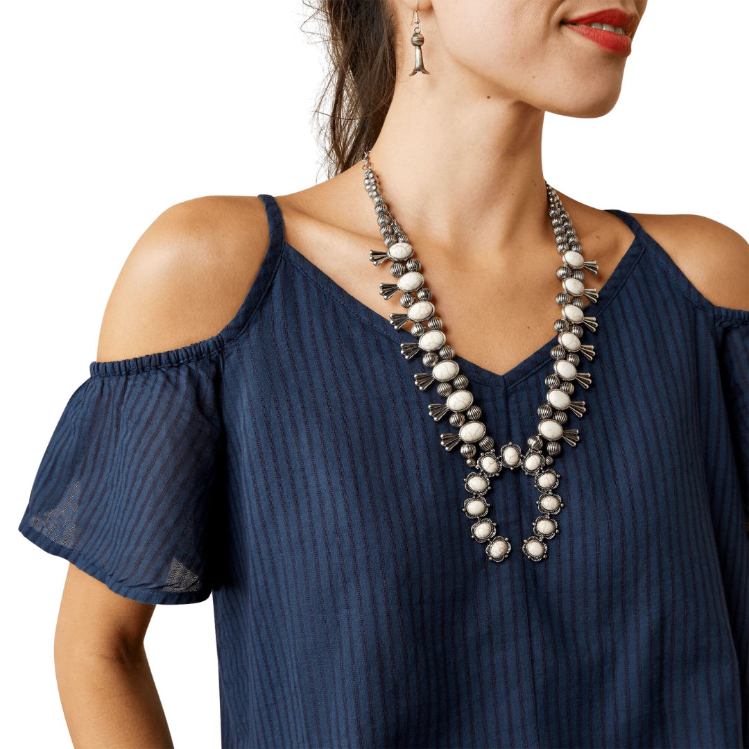 Ariat Women's Dolly Navy Top