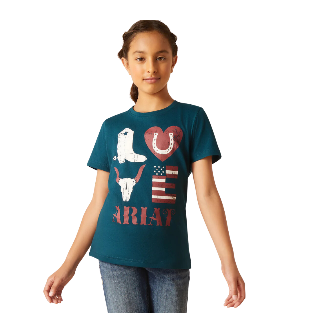 Ariat Youth Girl's Love Reflecting Pond Shirt