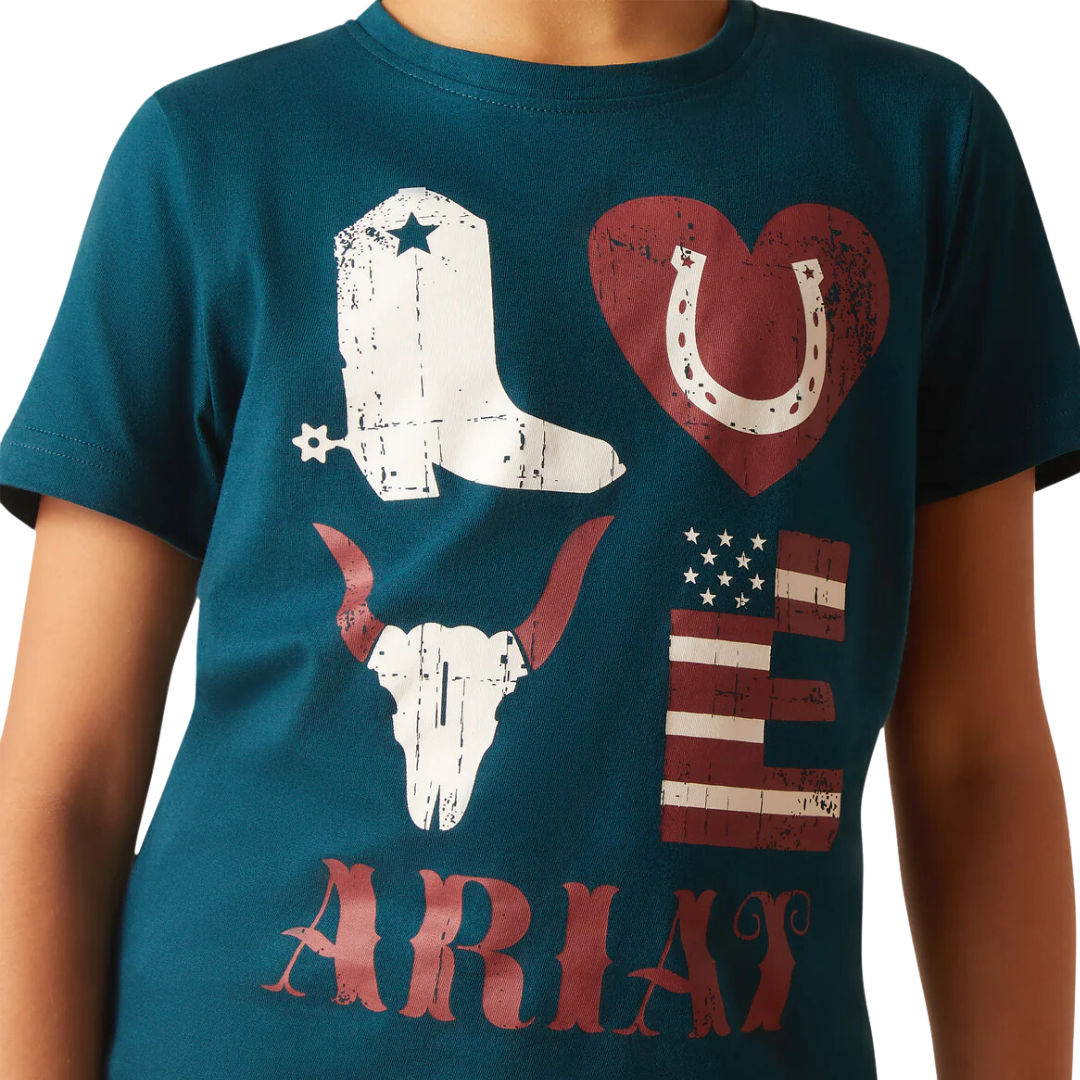 Ariat Youth Girl's Love Reflecting Pond Shirt