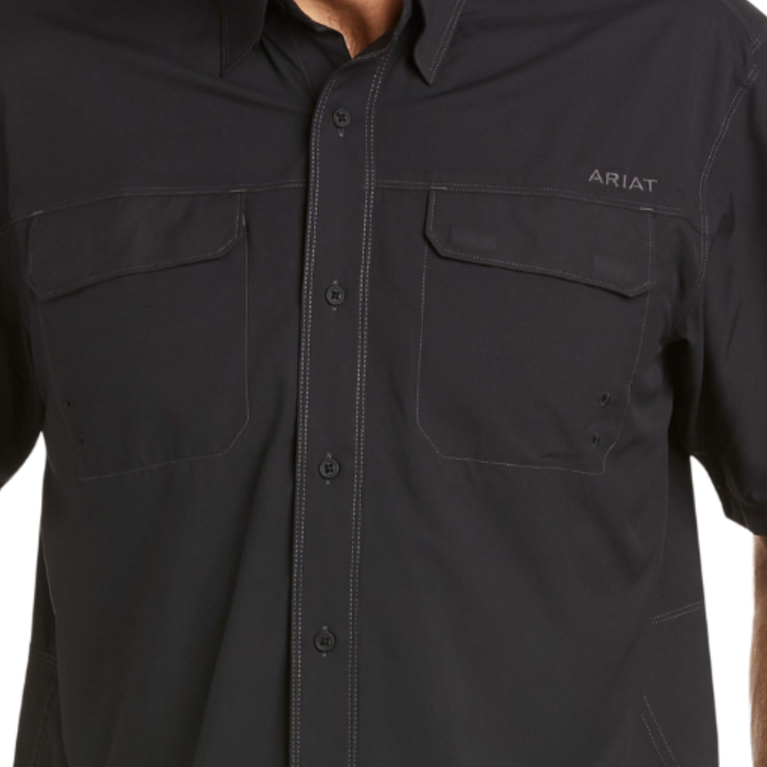 Ariat Men's Venttek Outbound Classic Fit Black Shirt