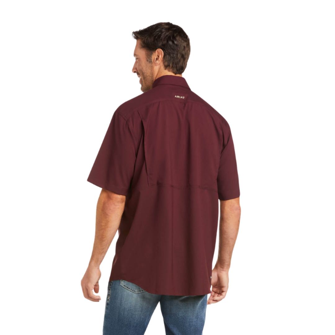 Ariat Men's Venttek Classic Fit Malbec Shirt