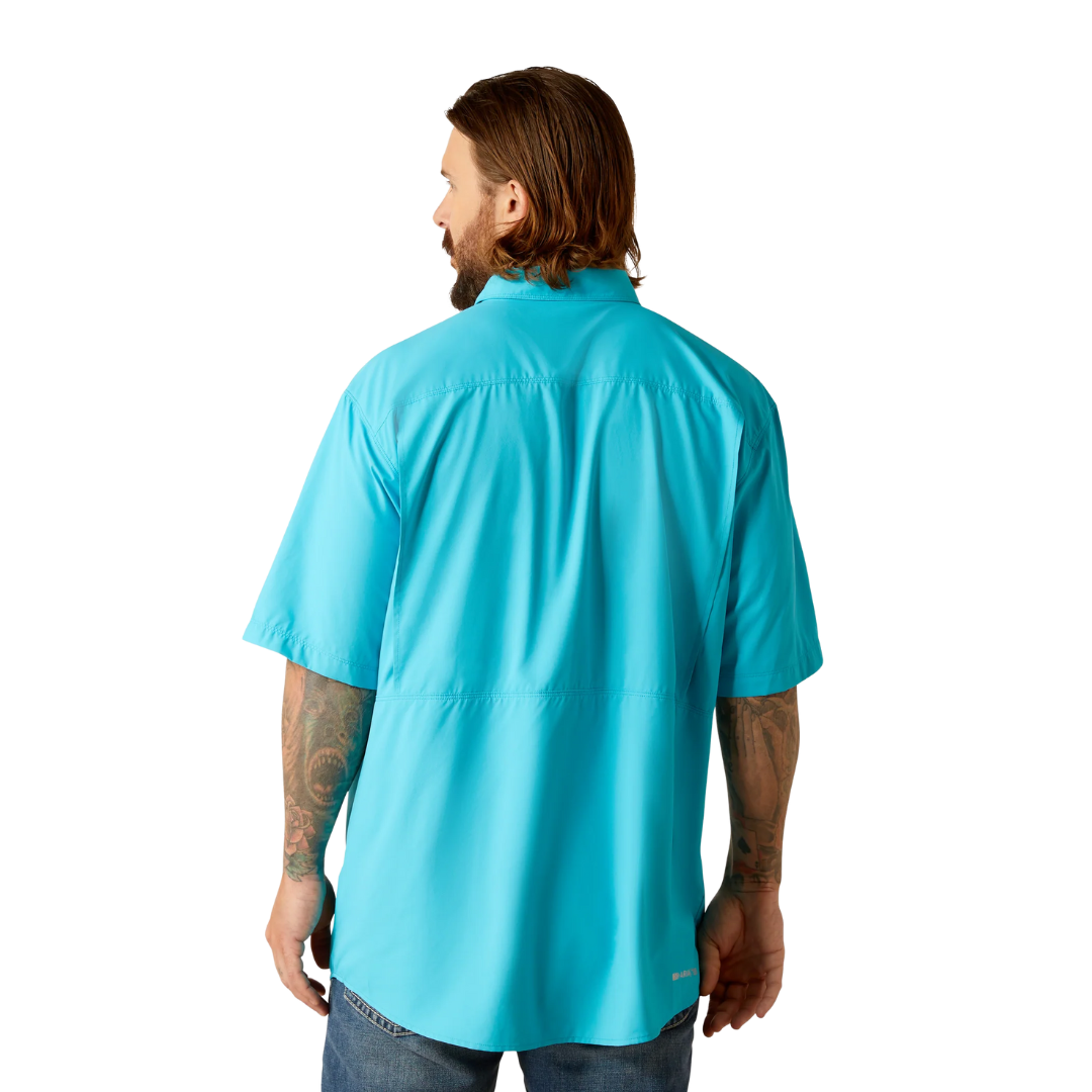 Ariat Men's Venttek Outbound Reef Classic Turquoise Shirt