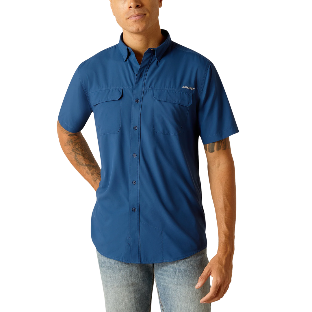 Ariat Men's Venttek Fitted Outbound Moon Dance Shirt