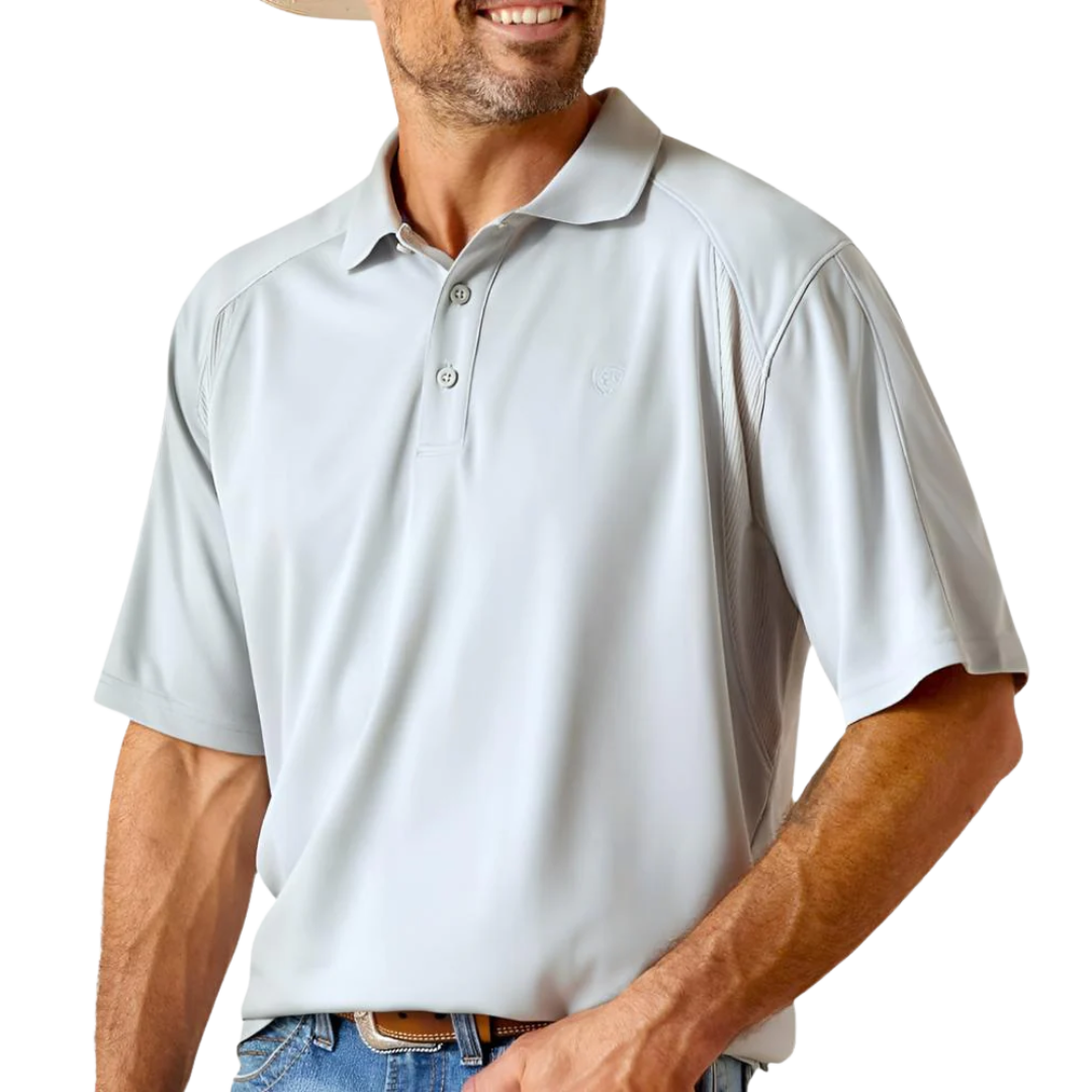 Ariat Men's Ac Polo Silver Lining Shirt