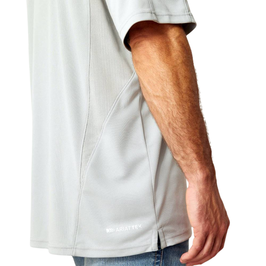 Ariat Men's Ac Polo Silver Lining Shirt