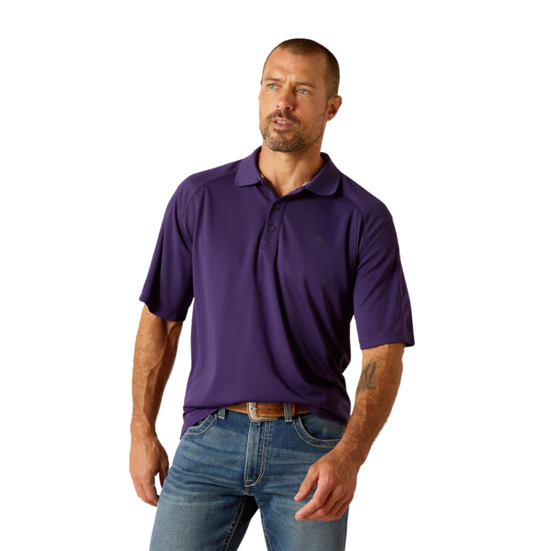 Ariat Men's Ac Polo Purplavy Shirt