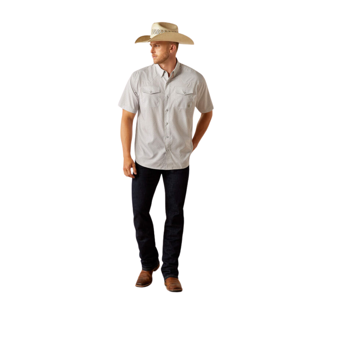 Ariat Men's Western Venttek Classic Fit Moonbeam Shirt