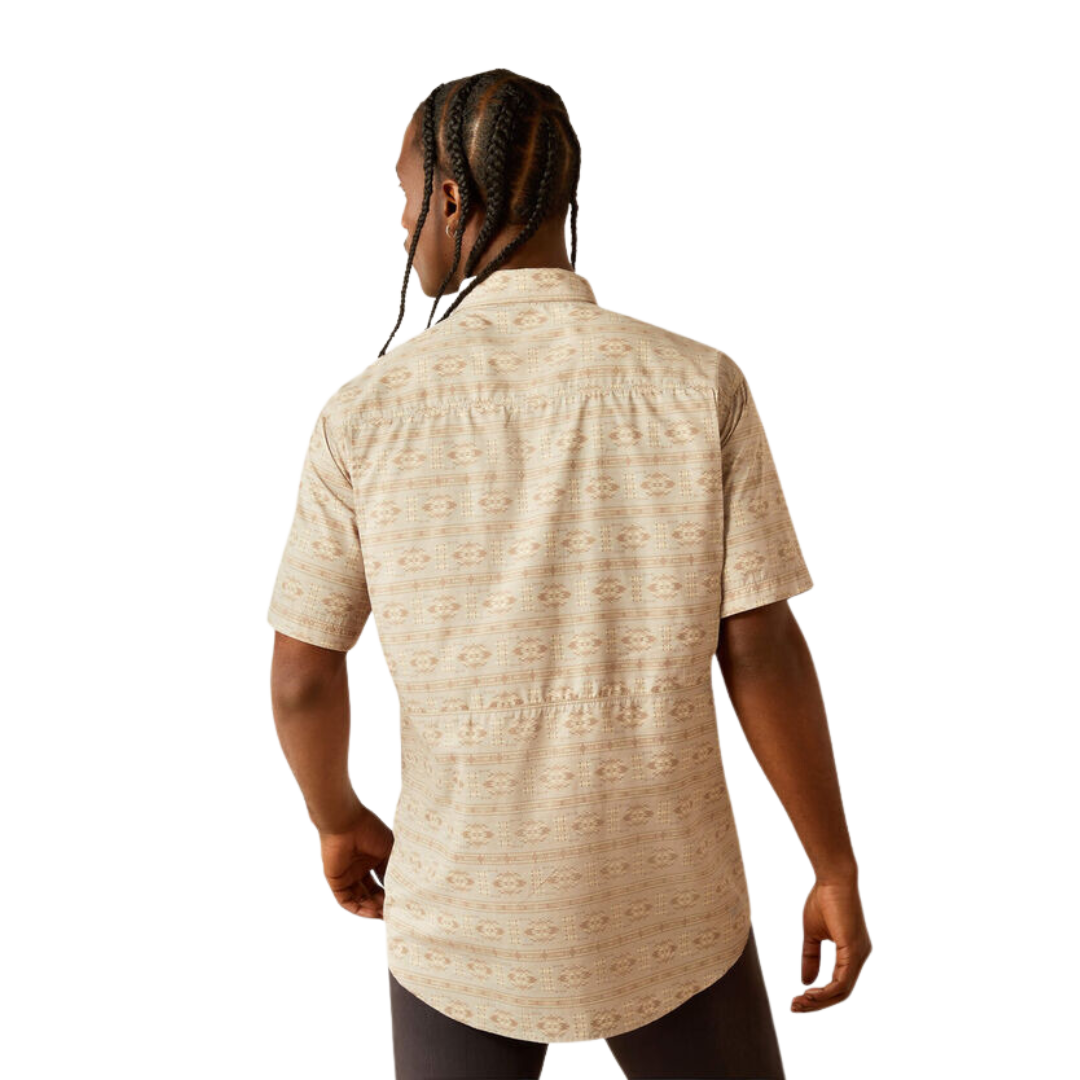 Ariat Men's Venttek Outbound Taupe Grey Shirt