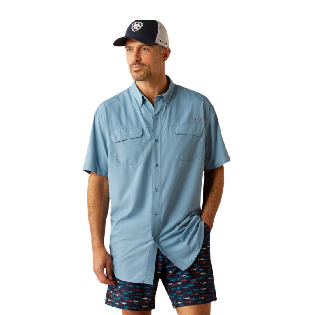 Ariat Men's Venttek Outbound Blue Shadow Shirt