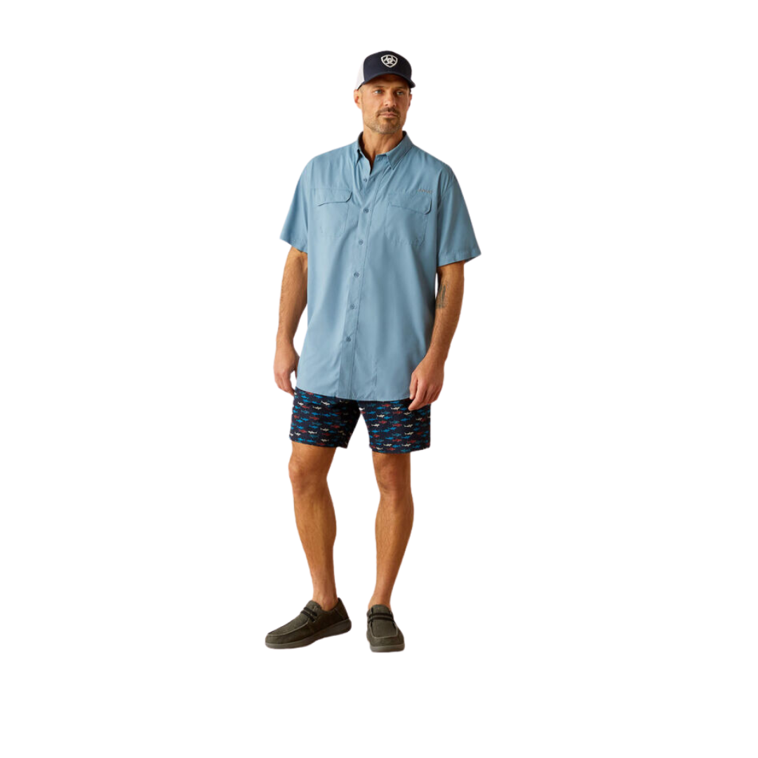 Ariat Men's Venttek Outbound Blue Shadow Shirt