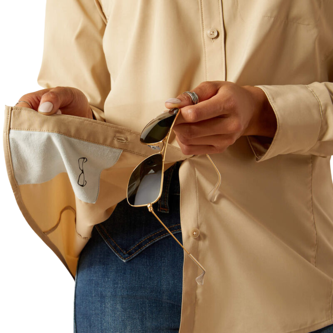 Ariat Women's VentTEK Stretch White Pepper Shirt