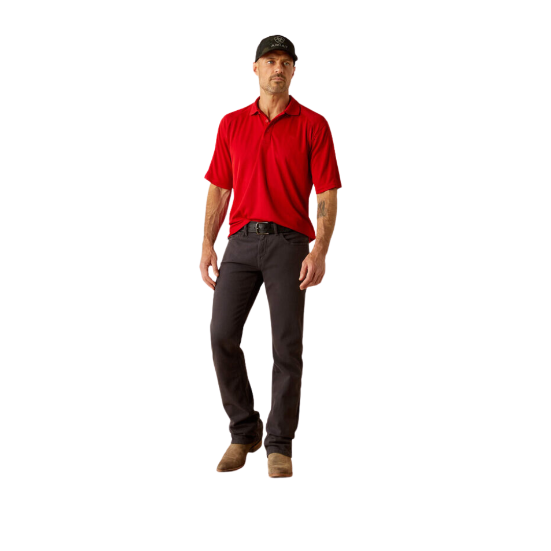 Ariat Men's Ac Polo Haute Red Shirt