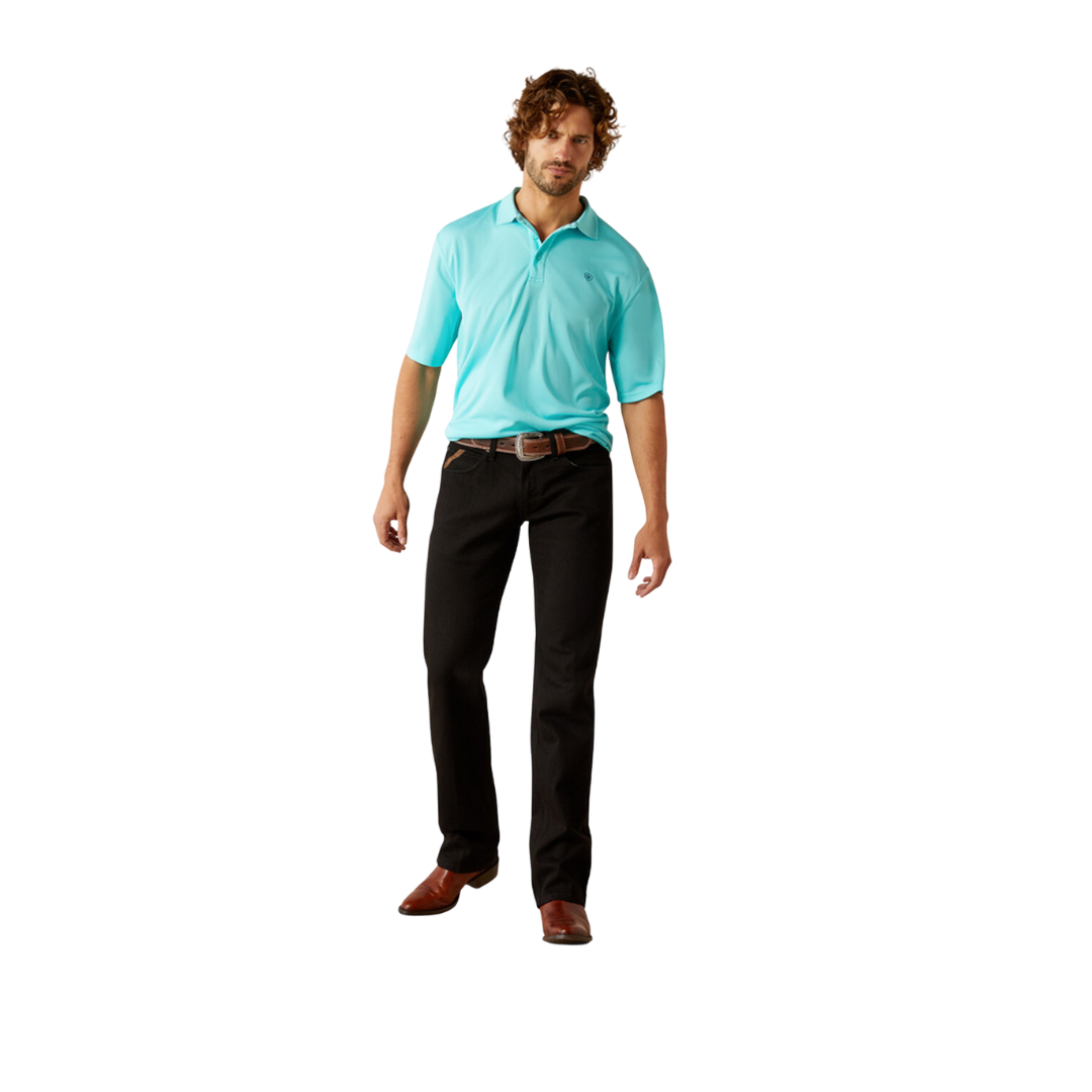 Ariat Men's Tek Polo Radiance Blue Shirt