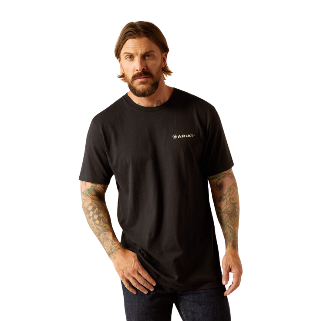 Ariat Men's Big Sky Freedom Black Tee Shirt
