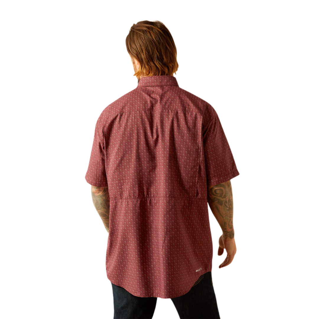 Ariat Men's Venttek Outbound Red Mahogany Shirt