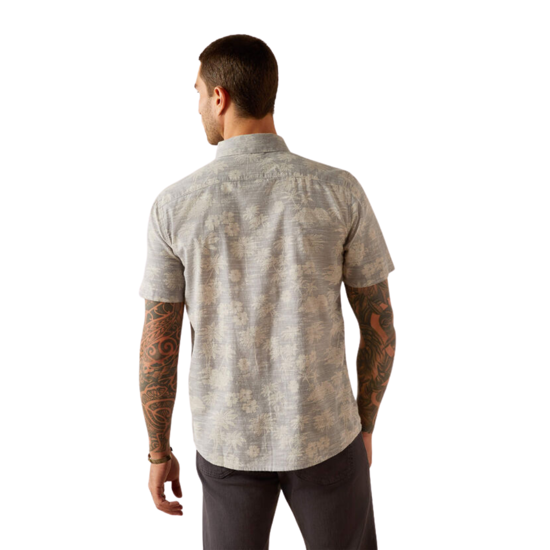 Ariat Men's Morris Modern Fit Grey Shirt