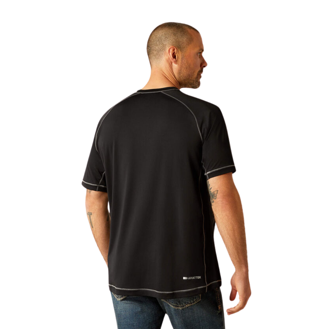 Ariat Men's 360 Airflow Black Tee Shirt