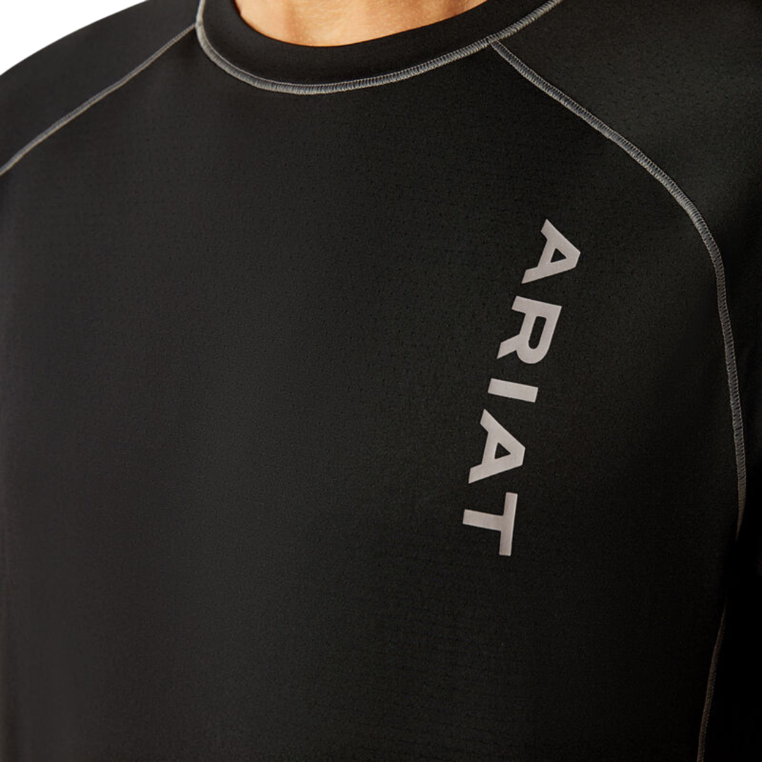 Ariat Men's 360 Airflow Black Tee Shirt