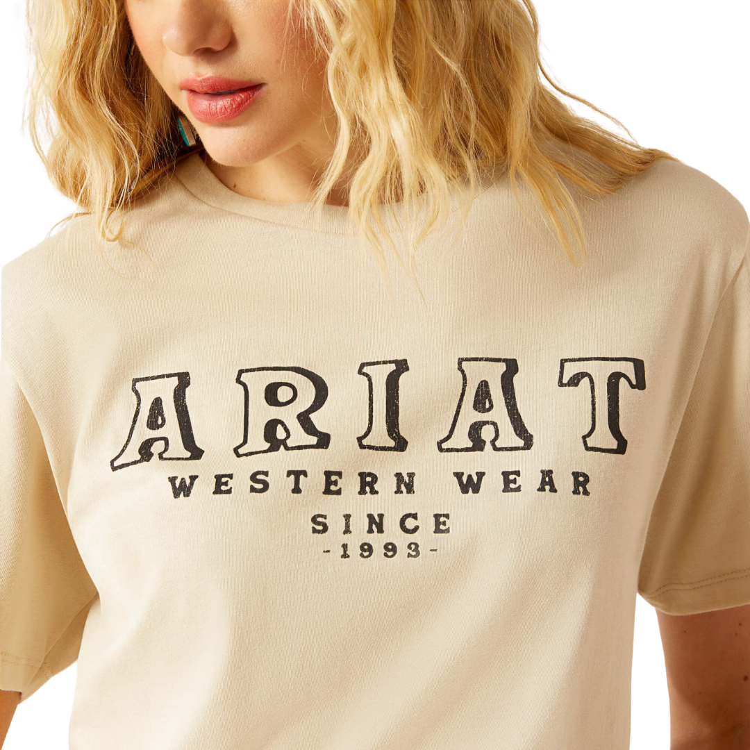 Ariat Women's Western Wear Natural Tee Shirt