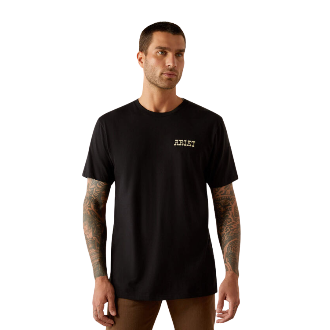 Ariat Men's Bull Black Tee Shirt