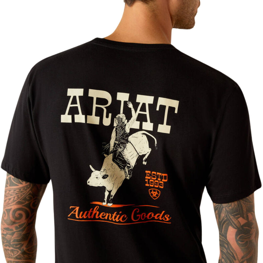 Ariat Men's Bull Black Tee Shirt