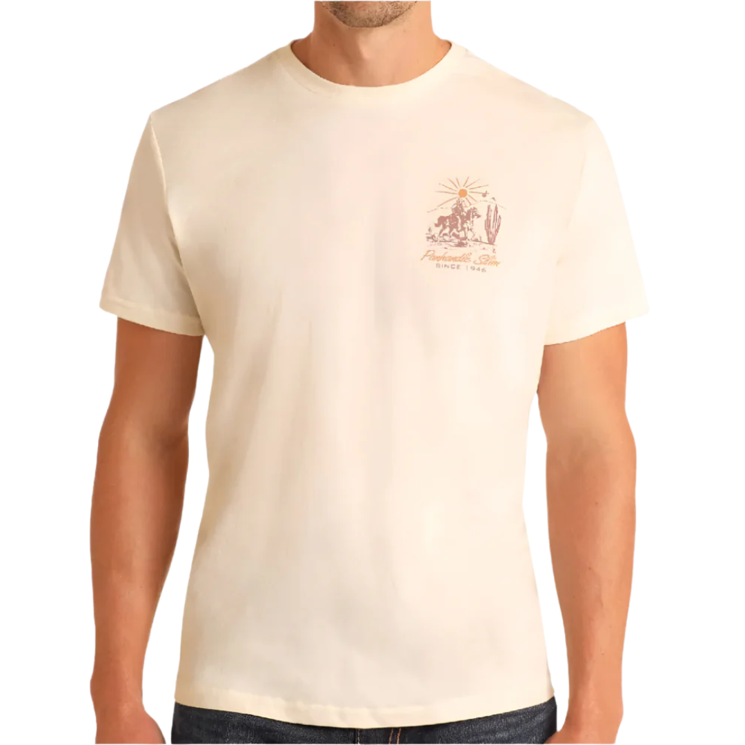 Panhandle Slim Men's Keepin It Western Natural Tee Shirt