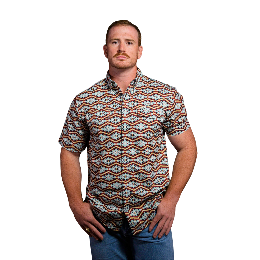 Ferrell Men's The Mark Short Sleeve Multicolor Shirt