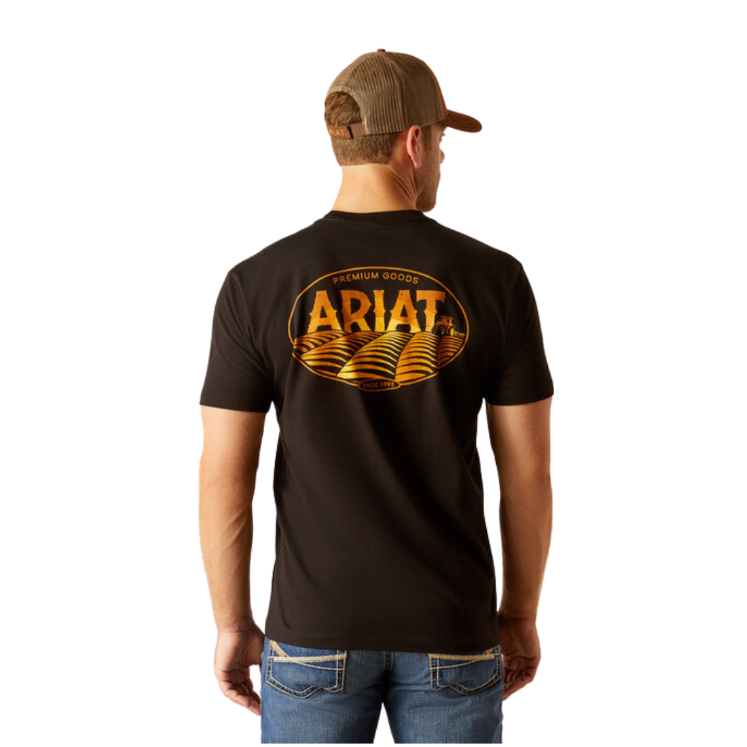 Ariat Men's Farm Fields Black T Shirt