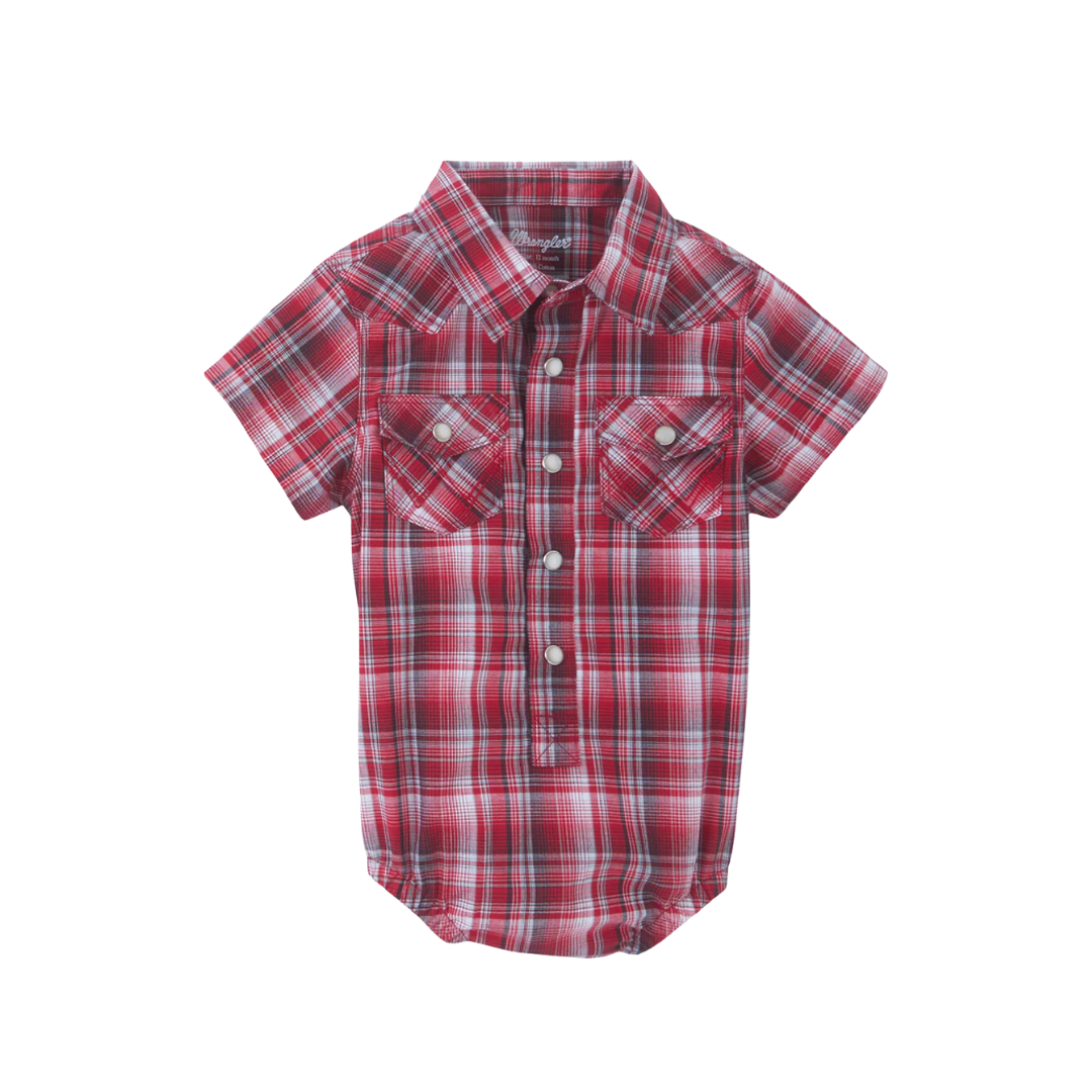 Wrangler Infant Boy's Woven Multicolor Bodysuit