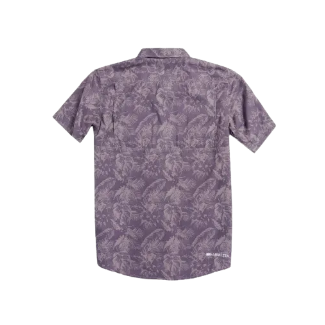 Ariat Youth Boy's Venttek Tropical Cement Dark Grey Shirt