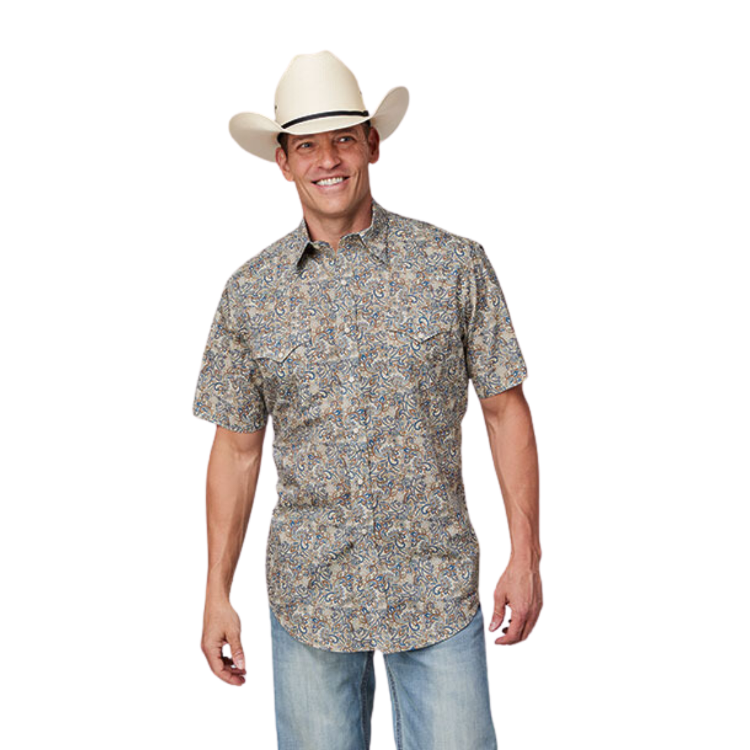 Roper Men's Paisley Brown Shirt