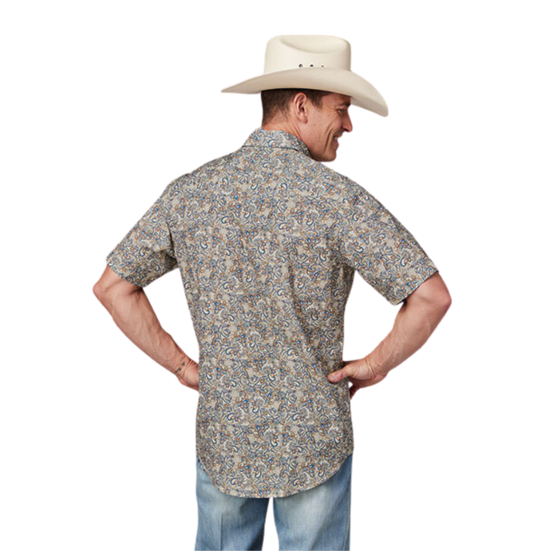 Roper Men's Paisley Brown Shirt