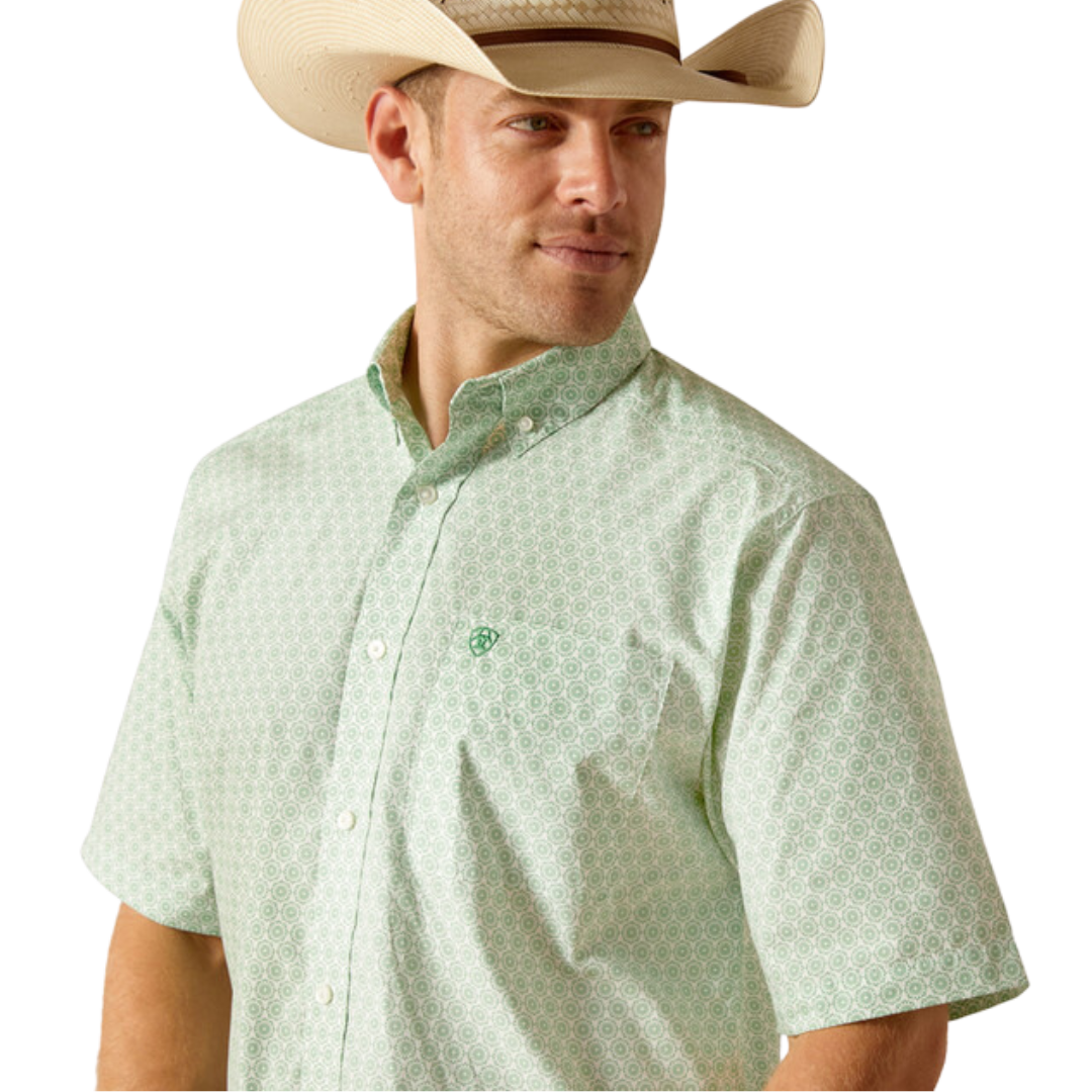 Ariat Men's Dimitri Celadon Glass Green Shirt