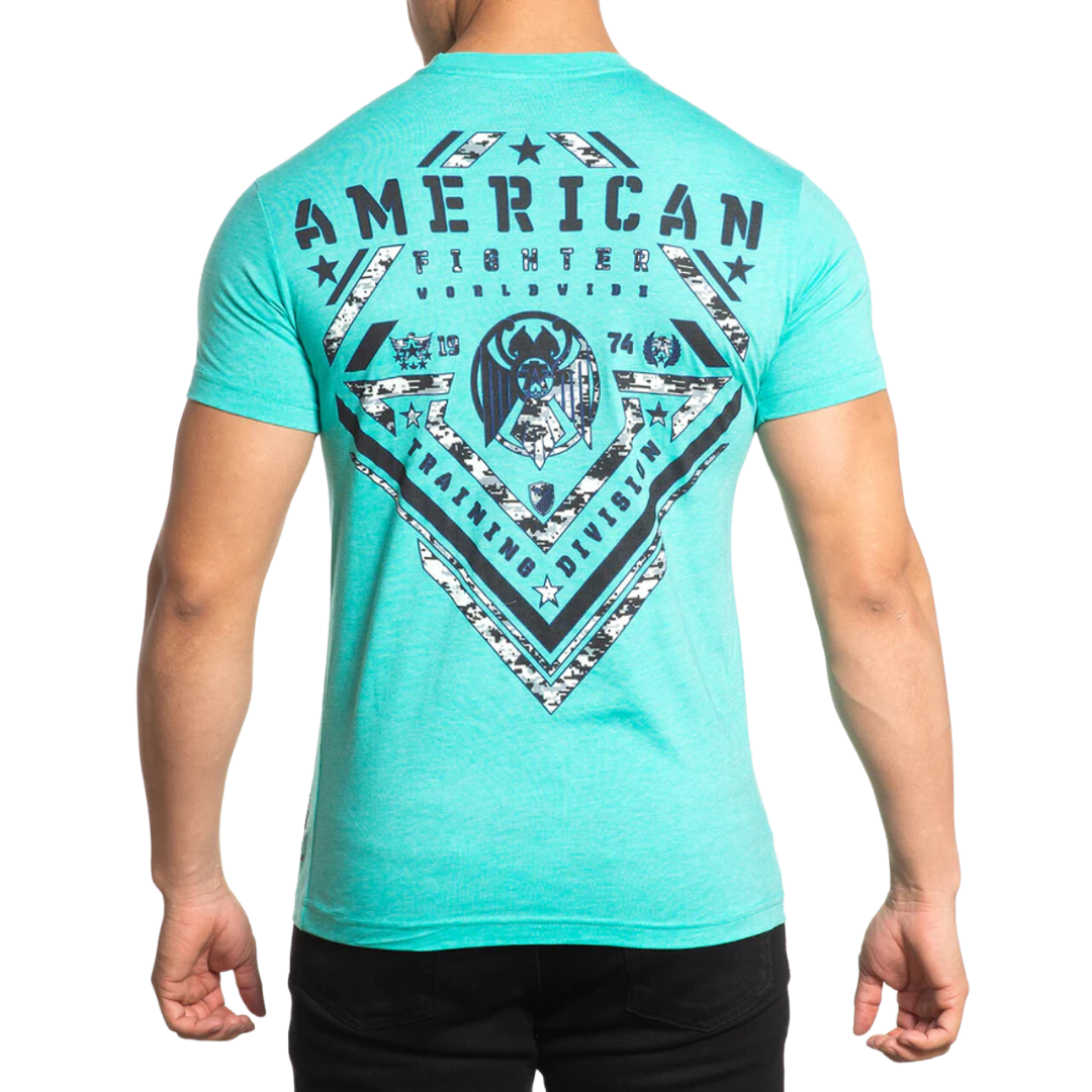 American Fighter Men's Parkside Turquoise T-Shirt