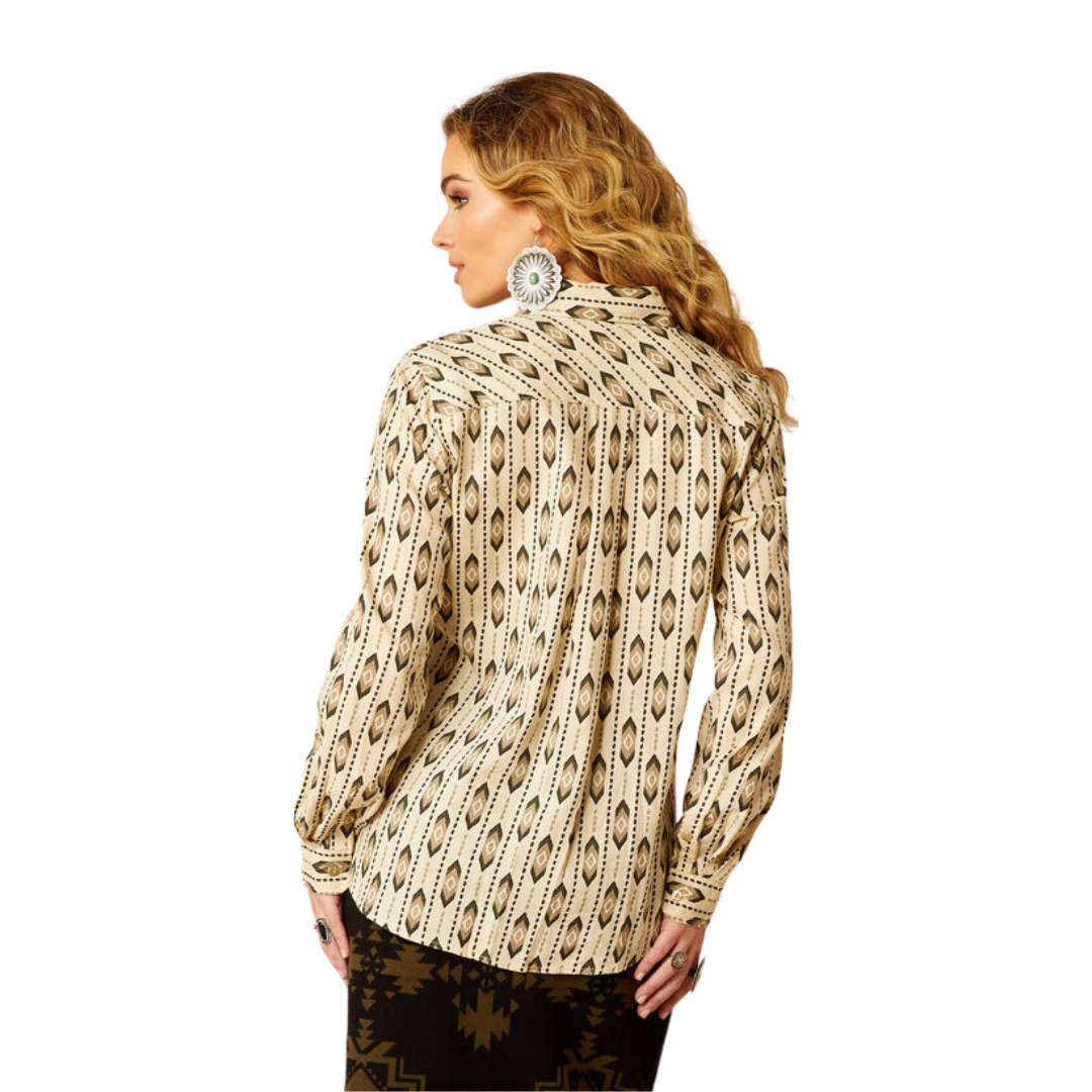 Ariat Women's Billie Jean Harlowton Print Shirt
