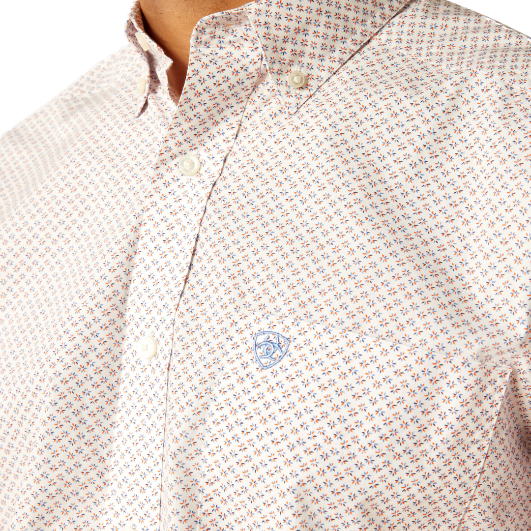 Ariat Men's Talbott Classic Fit White Shirt