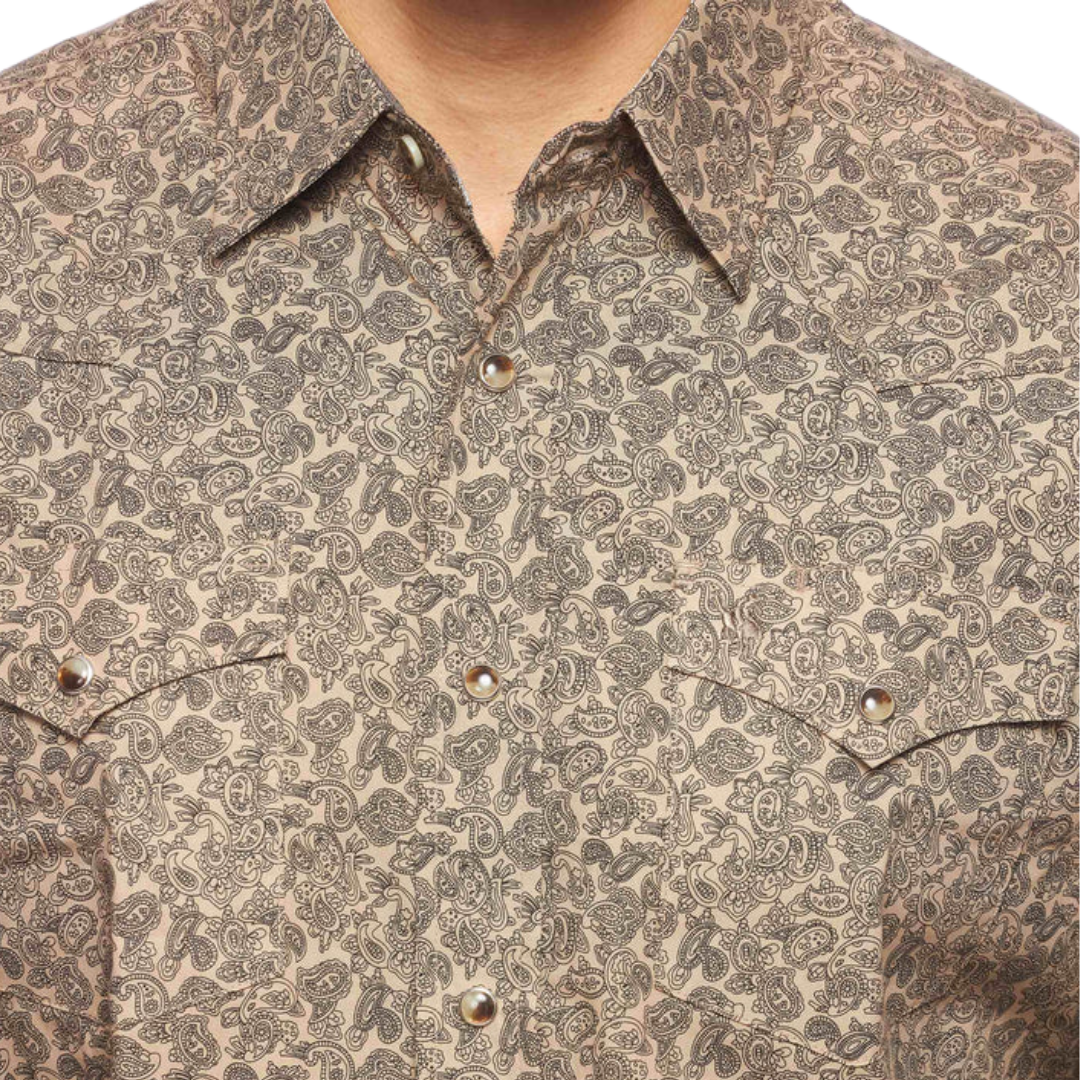 Avalon Men's Western Pearl Snap Multicolor Shirt