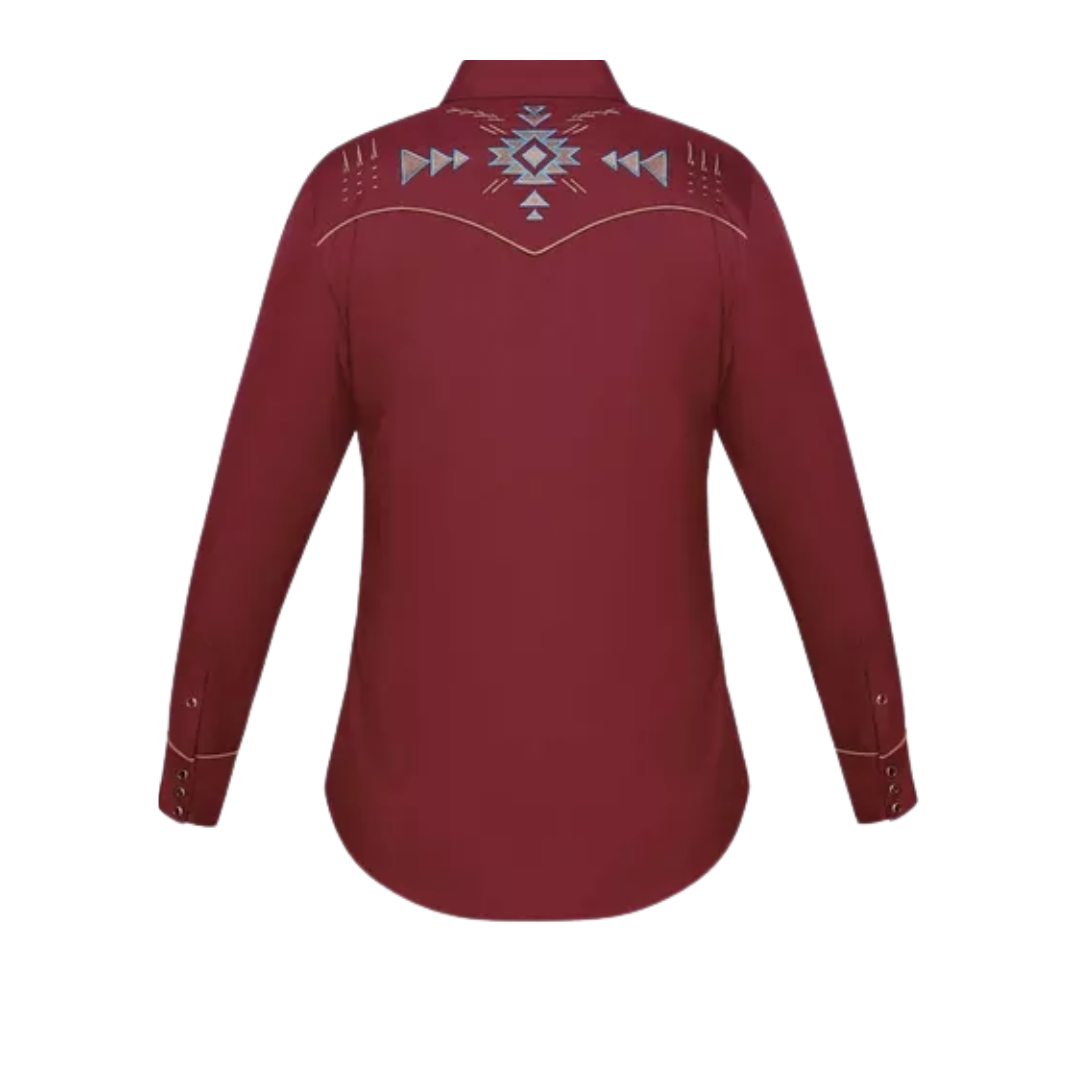 Ranger's Usa Men's Cowboy Wine Shirt