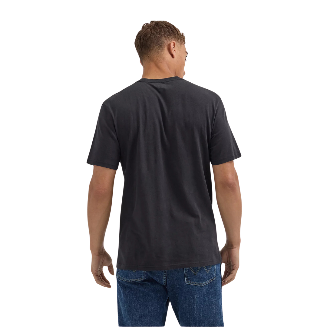 Wrangler Men's Bucking Horse Black Tee Shirt