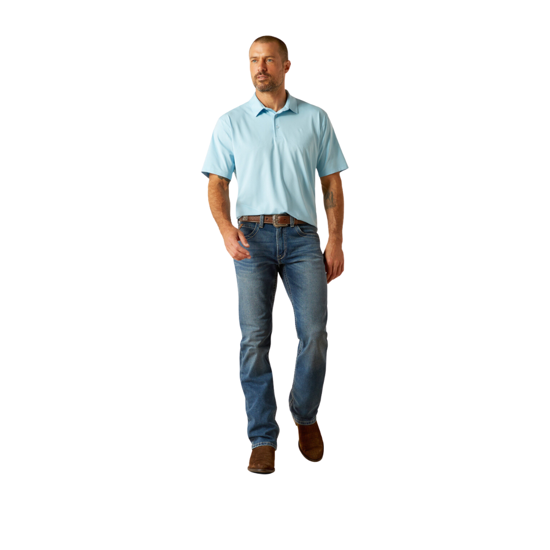 Ariat Men's 360 Airflow Polo Sheltering Sky Shirt
