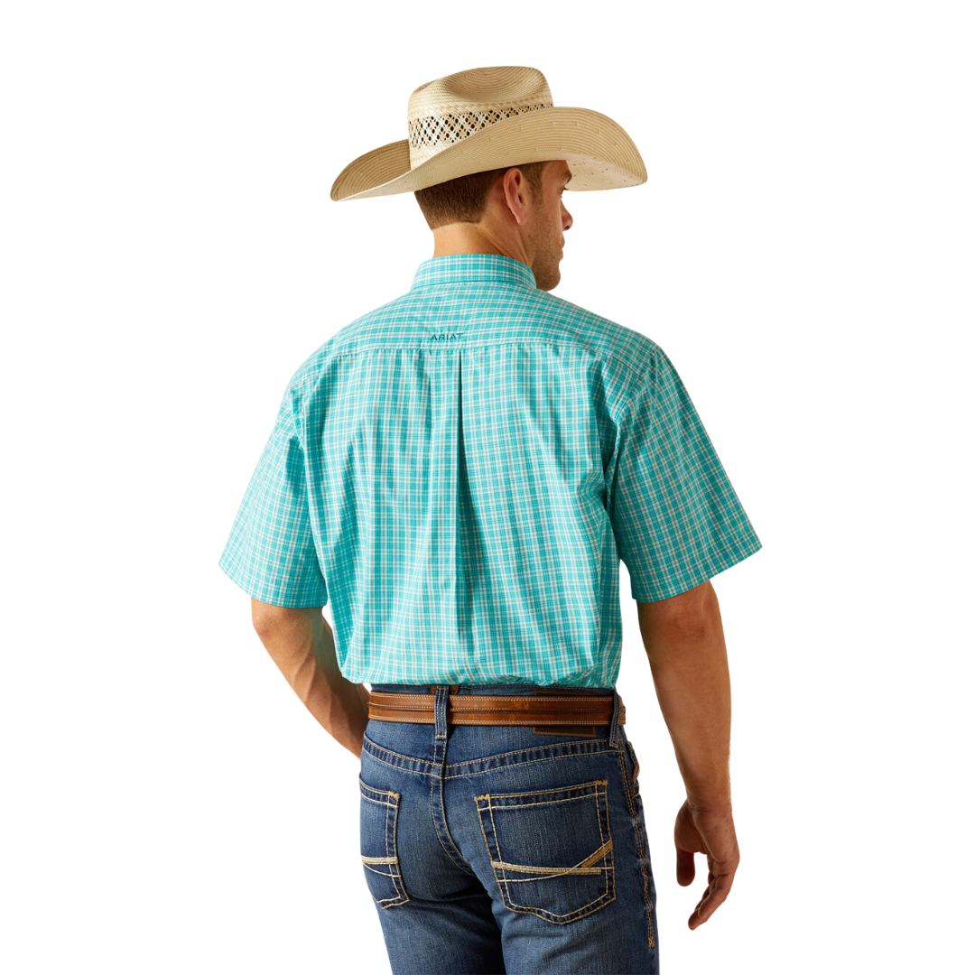 Ariat Men's Jensen Turquoise Shirt