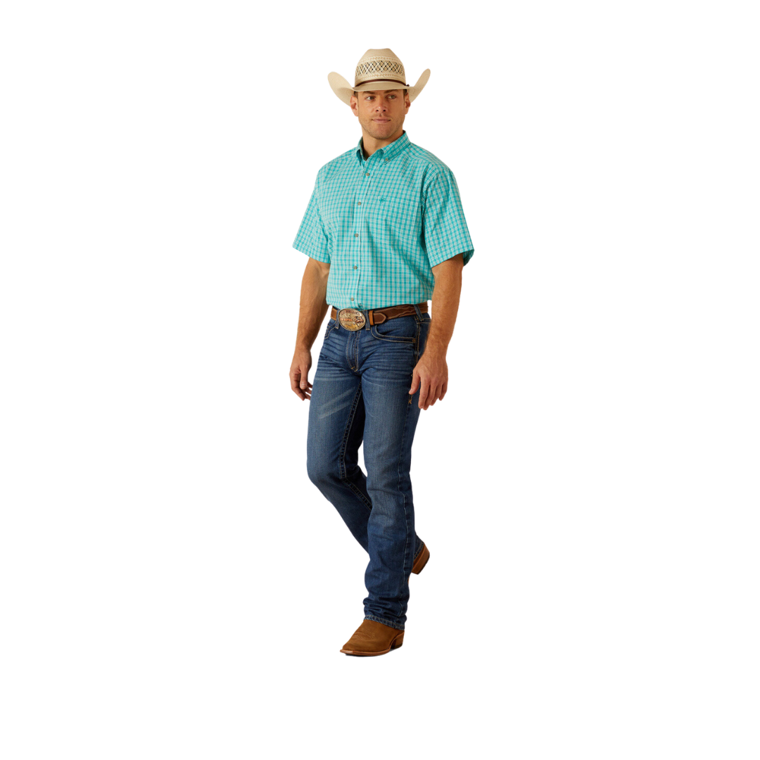 Ariat Men's Jensen Turquoise Shirt