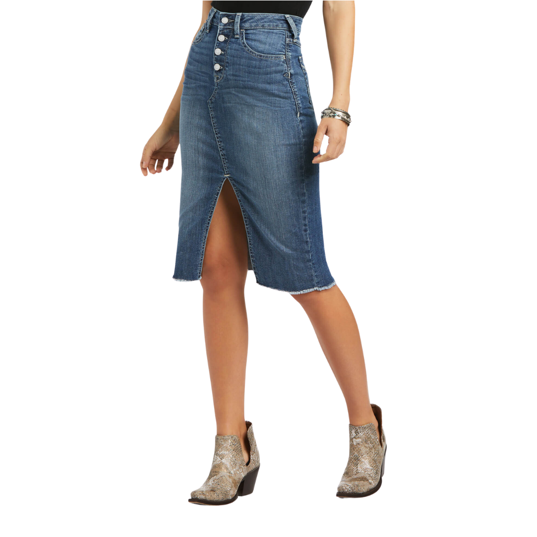 Wrangler Women's Denim Medium Wash Skirt