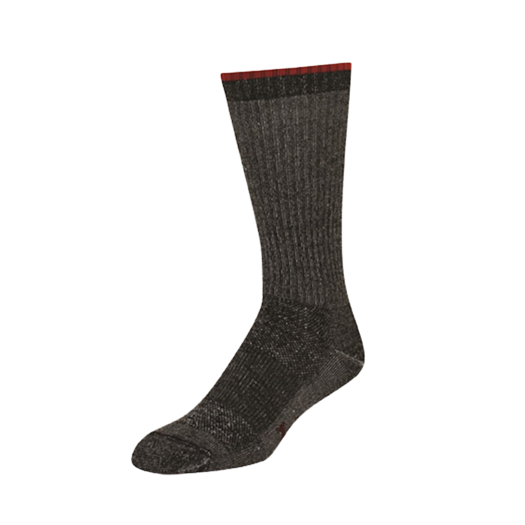 Justin Men's Half Cushion Merino Wool Blend Crew Sock