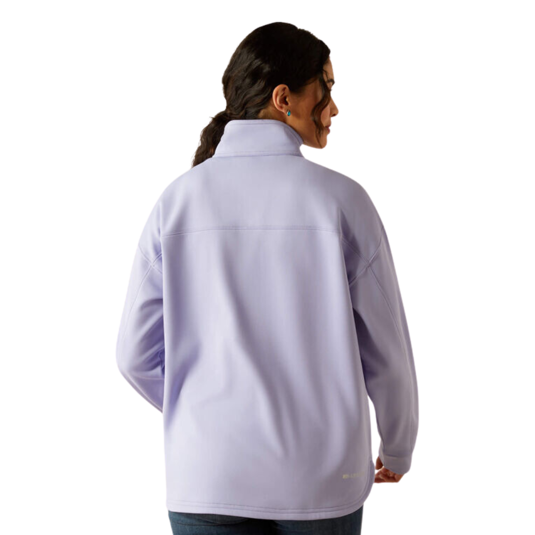 Ariat Women's Breeze Logo Zip Sweet Lavender Sweatshirt