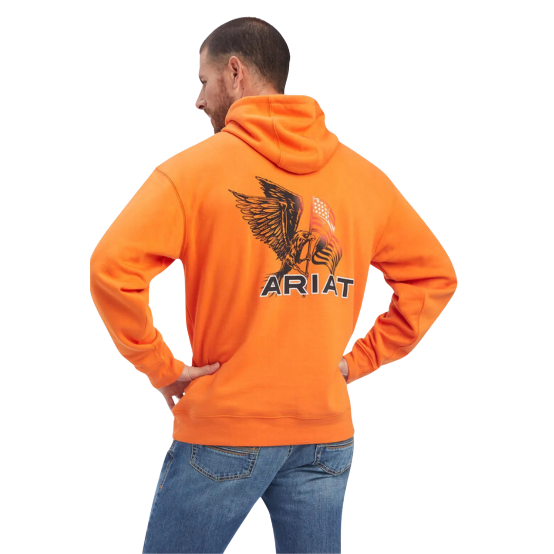 Ariat Men's Free Bird Harvest Pumpkin Sweatshirt